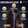 H2O Steam Styler Slim 1.2 Ultimate Steam Hair Straighter & Curler، نتائج الصالون التحكم في التجعد، اللمعان والترطيب، الحرارة بالأشعة تحت الحمراء والعلاج الأيوني لجميع أنواع الشعر