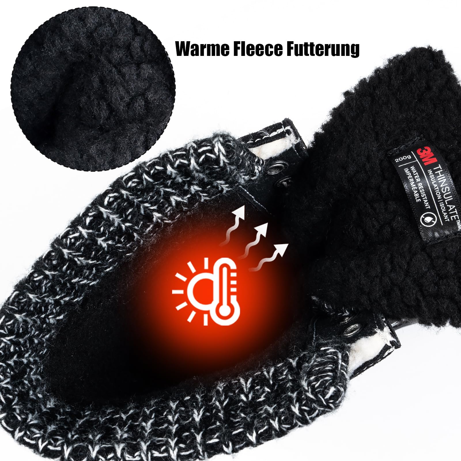 FREE SOLDIER Wasserdichte Winter-Schneestiefel für Frauen Outdoor-Mode Entenstiefel Komfortabel Isoliert