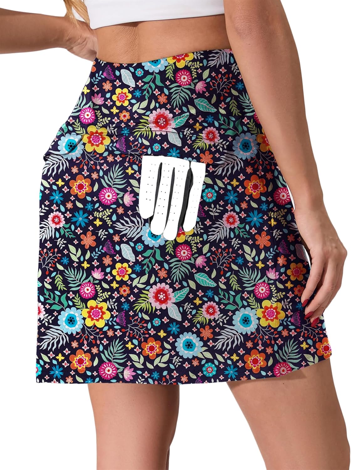 Oyamiki Golf Skirts High Waisted Lightweight Running Athletic Tennis Skorts for Women Casual Summer with 4 Pockets - Image 2