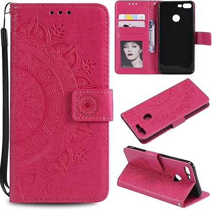 HTDELEC Funda Huawei Honor 9 Lite Rojo, Premium y Elegante Cuero PU Cover [Slim Flip] Protective Funda Case con Cierre Magn?tico Incorporado para Huawei Honor 9 Lite (T-Rojo)