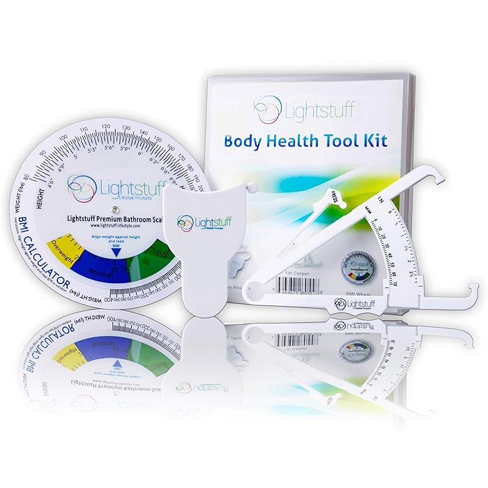 Buy Skinfold Caliper, Body Tape Measure, BMI Calculator Instructions