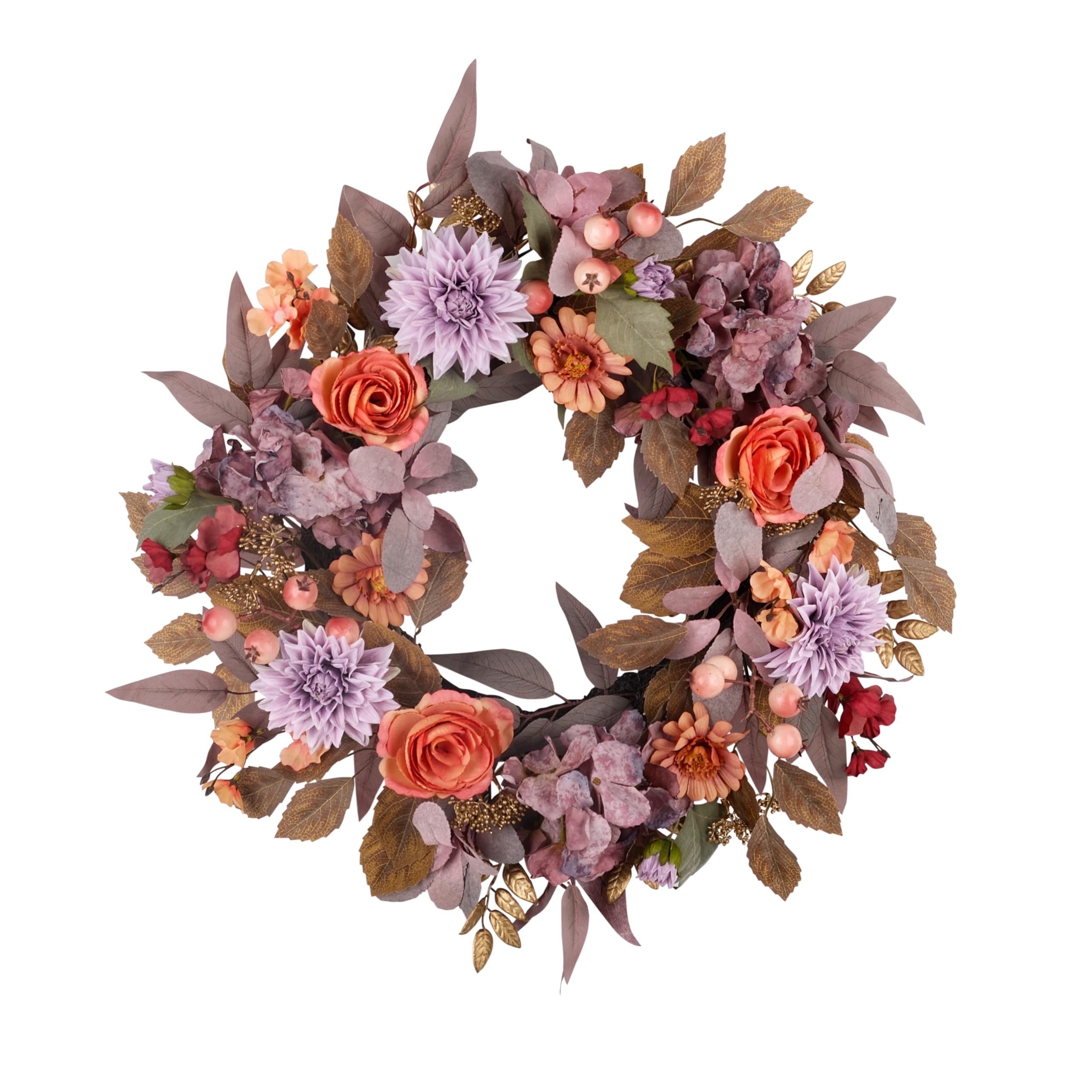 Photo 1 of LushNook 24 Inch Fall Flower Wreath