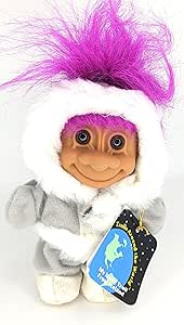 Amazon.com: Generic RUSS Troll Doll AROUND The WORLD Purple Hair Eskimo ...