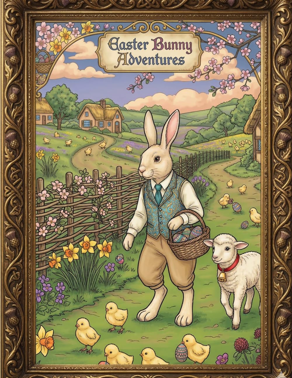 Easter Bunny Adventures: A Dazzling Easter Bunny Coloring Book, For Kids, Teens & Adults, Beautiful And Cozy Pictures, Perfect For Comfort Evenings, ... Eater Bunny And Friends, Relaxing And Easy