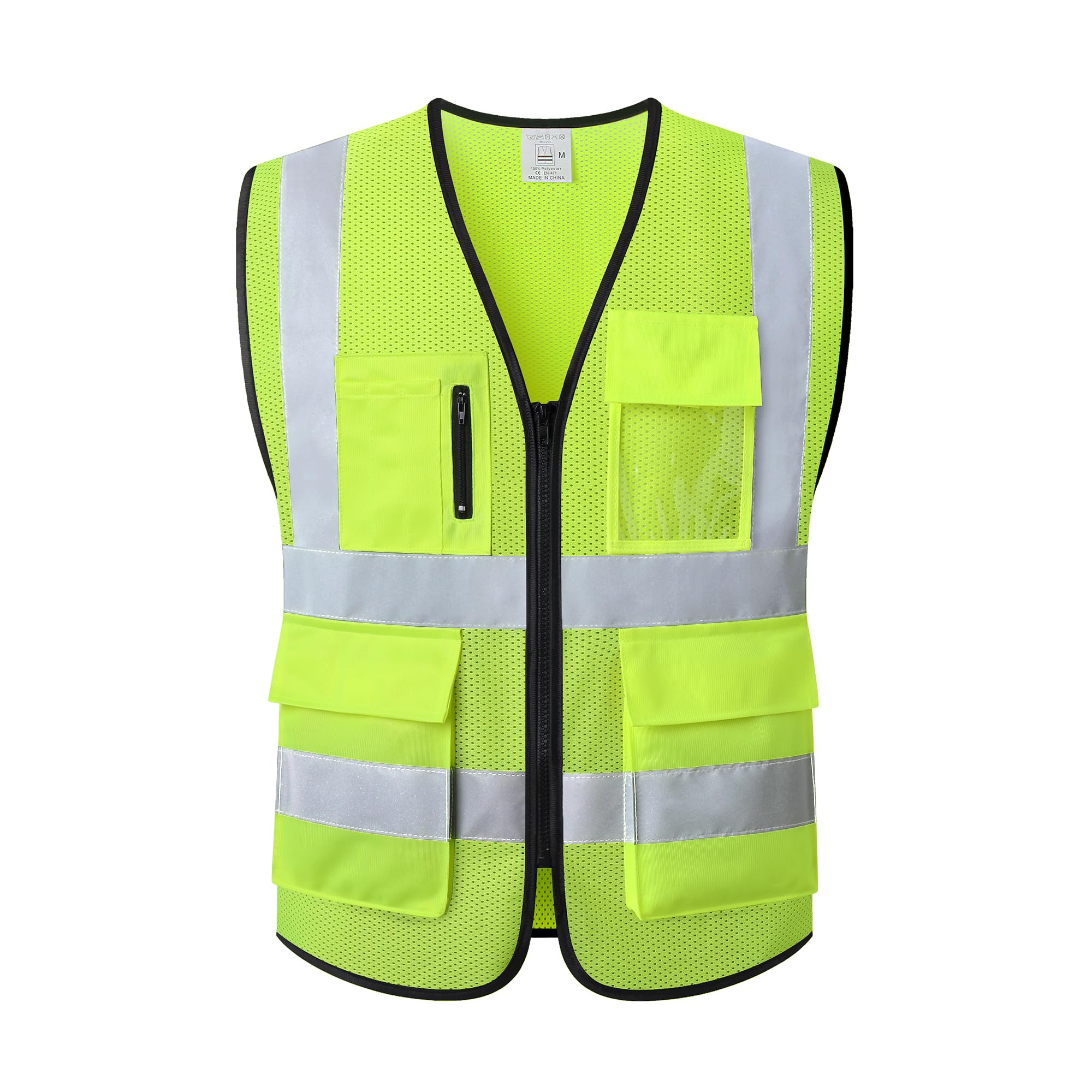 ASIPHITU Reflective Safety Vest for Men Women Construction Vest Meet ANSI/ISEA Standard