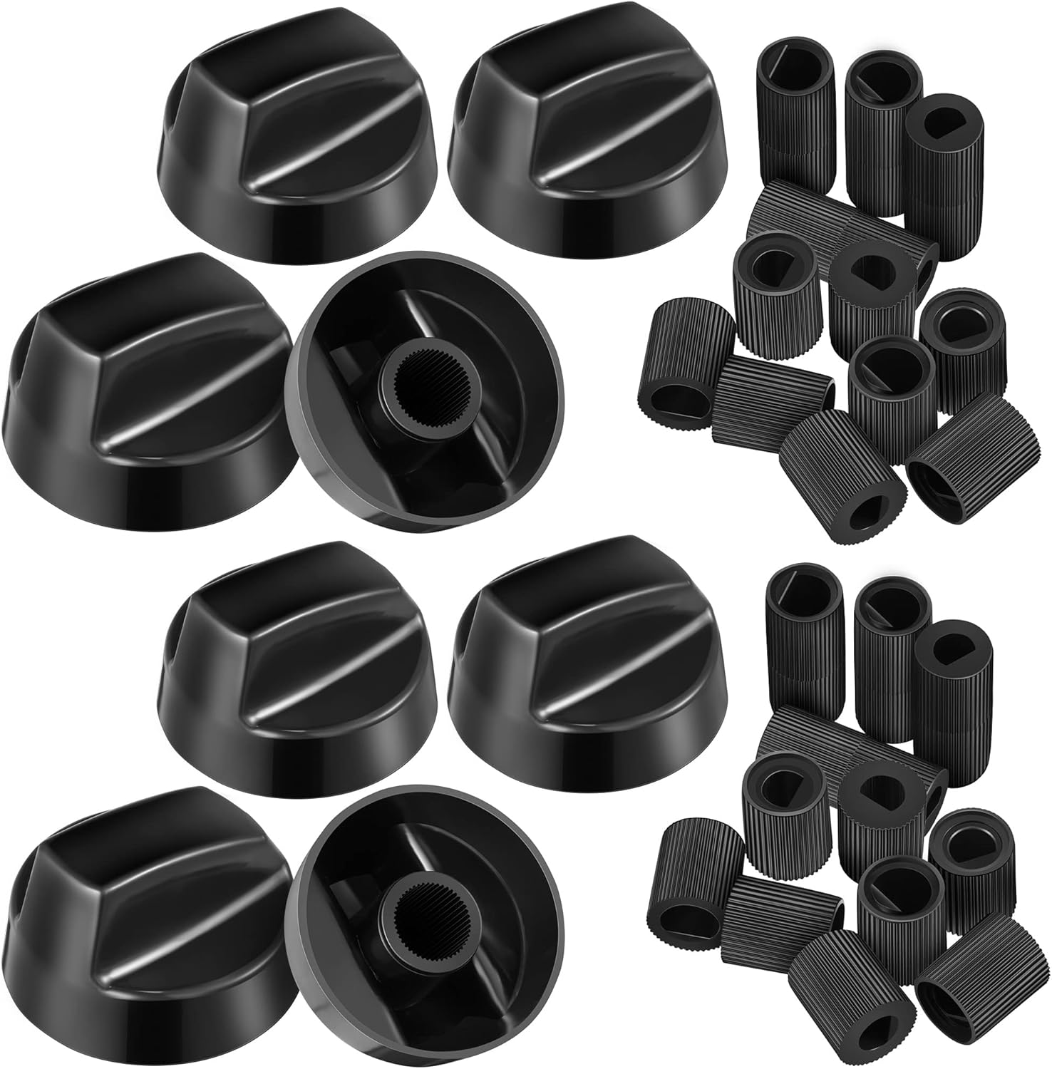 Substituições de botões de fogão de controle de alcance preto de