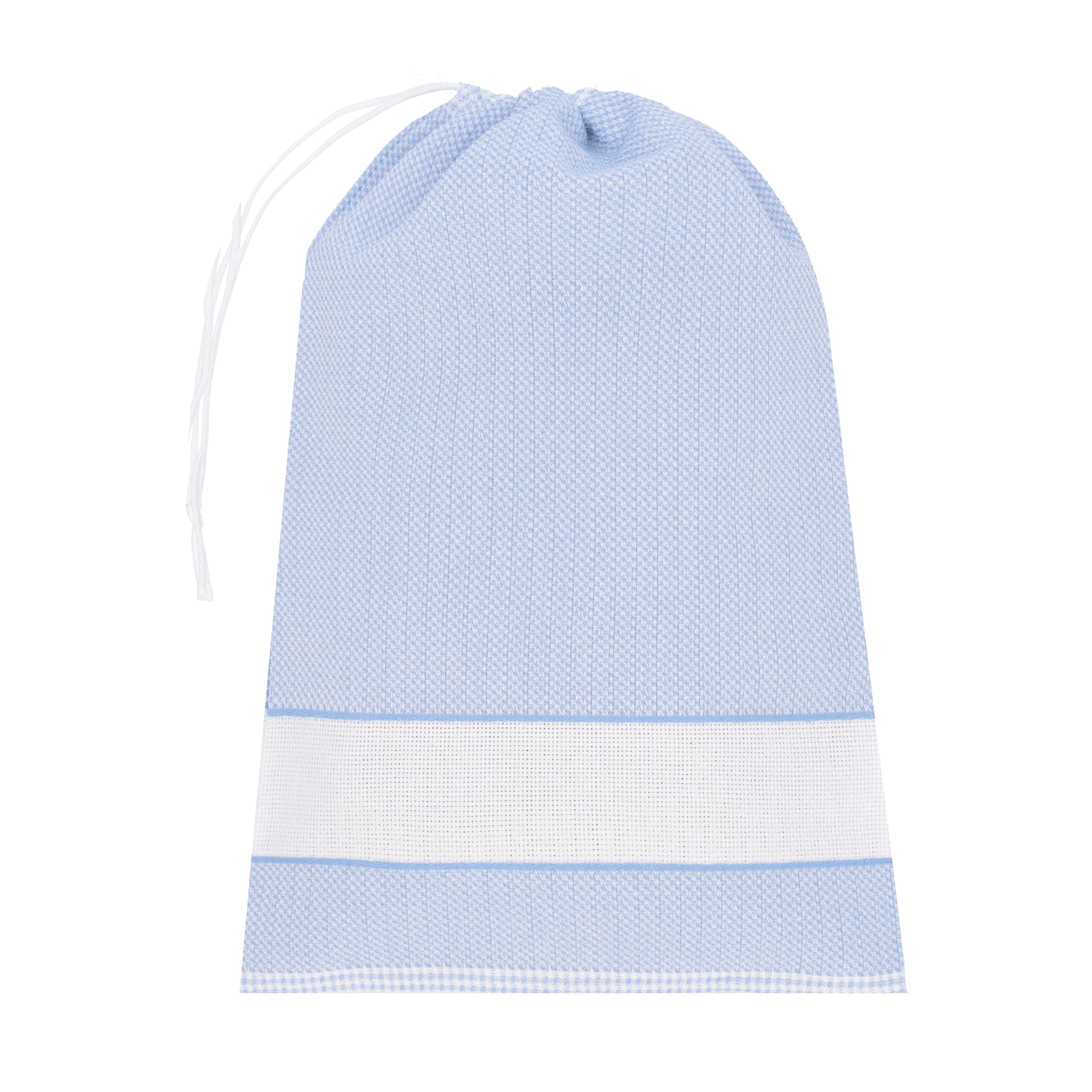 EMMEBi Nursery Bag for Embroidery with Cotton Aida (Sky Aida), One-size