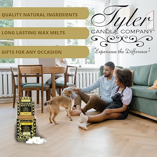 Miniatura 3 de Tyler - Mezclador de velas para derretir, aroma Diva, juego de 8 tartas de cera perfumada para calentadores de cera (6 tartas por barra, 48 tartas