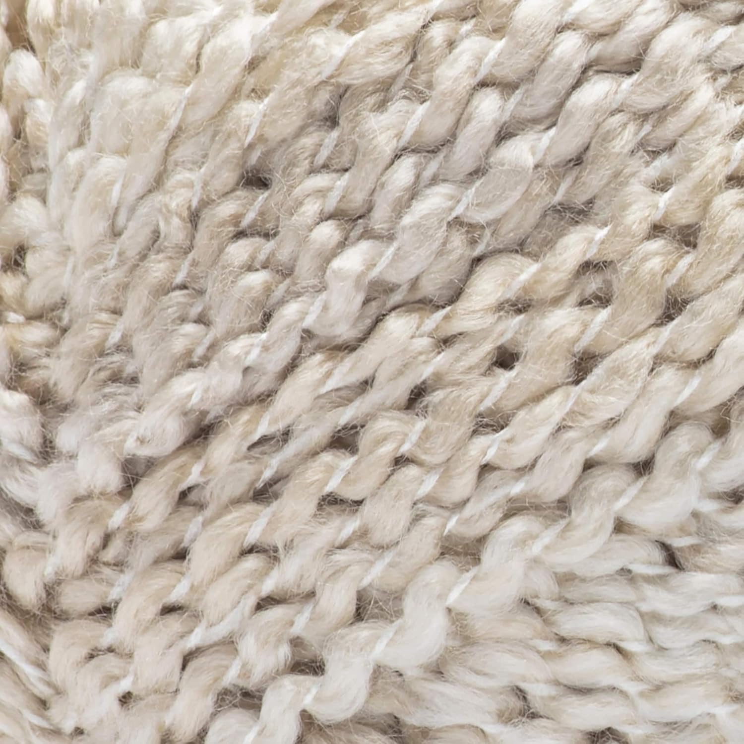Loops & Threads Linen Textured Twist Yarn – Bulky Weight Yarn for Knitting, Crochet, Weaving, Arts & Crafts, 12 Pack