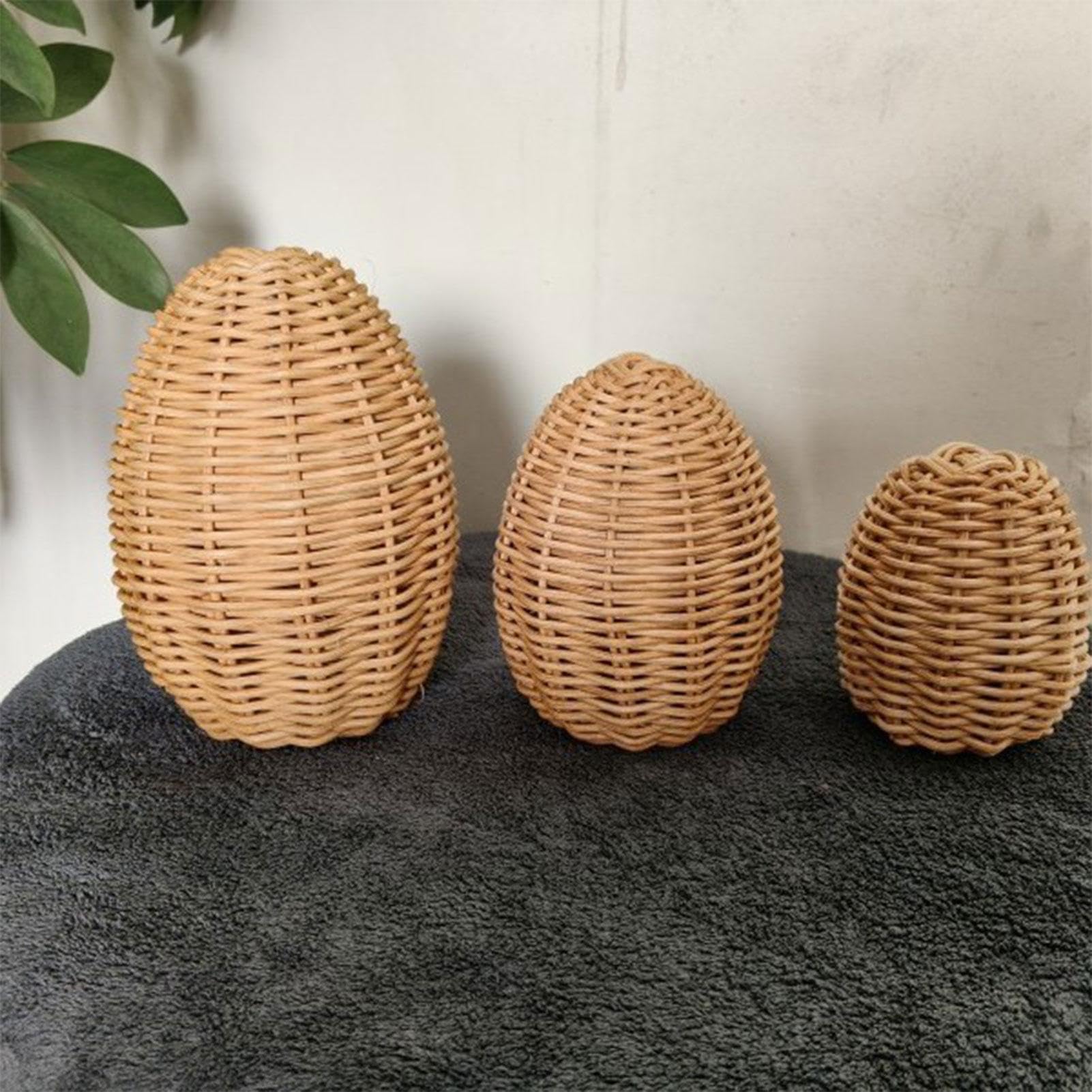 Decorazioni pasquali con coniglietto in rattan, coniglietto in rattan 5
