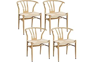 Weave Dining Chairs Set of 4