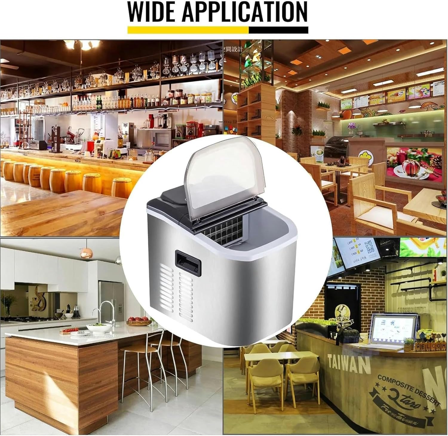 AMNOOL Machine to Make Ice On Counteract