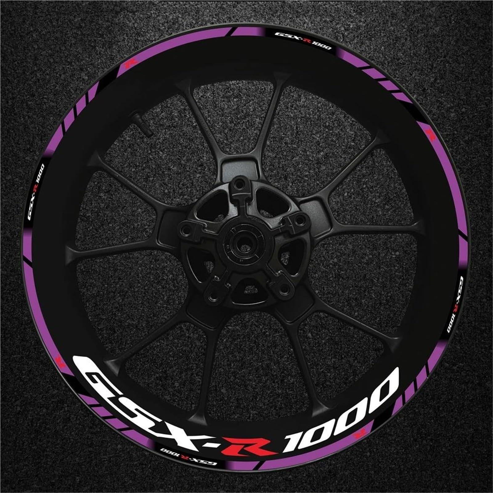 Wheel Stickers Motorcycle Reflective Wheel Decal for Suzuki GSXR1000 GSXR GSX-R 1000 GSX-R1000 Rim Stripe Decals Hub Stickers Rim Reflective Decal