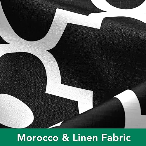 Miniatura 9 de Biscaynebay - Cortinas de tela texturizada a cuadros para baño