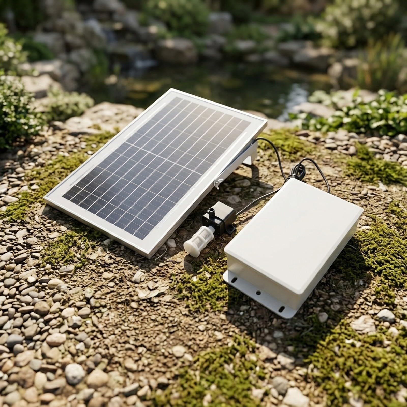 Pompa Fontana per solare 6W con per Giardino Pompa Fontana per(9v 10w 5200mAH)