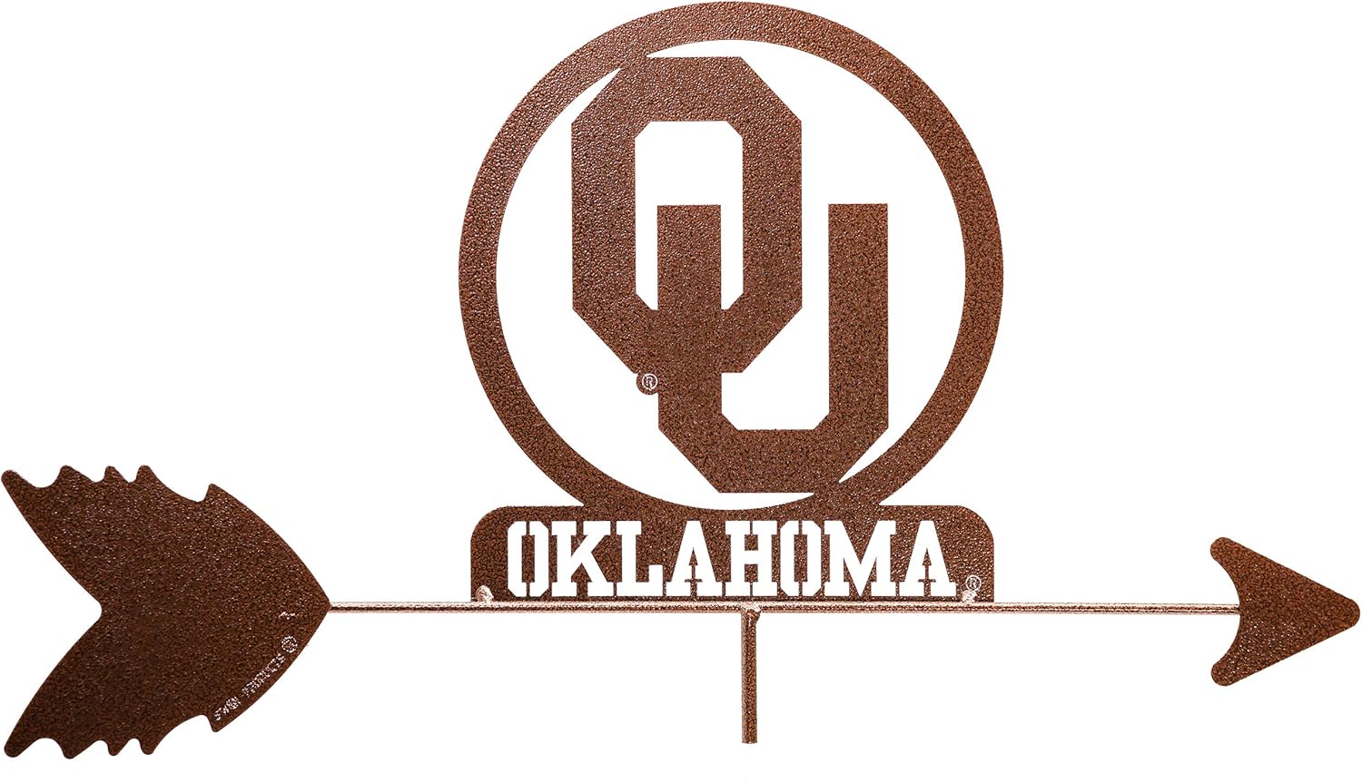 SWEN Products Oklahoma Sooner Weathervane (Garden Stake Included)