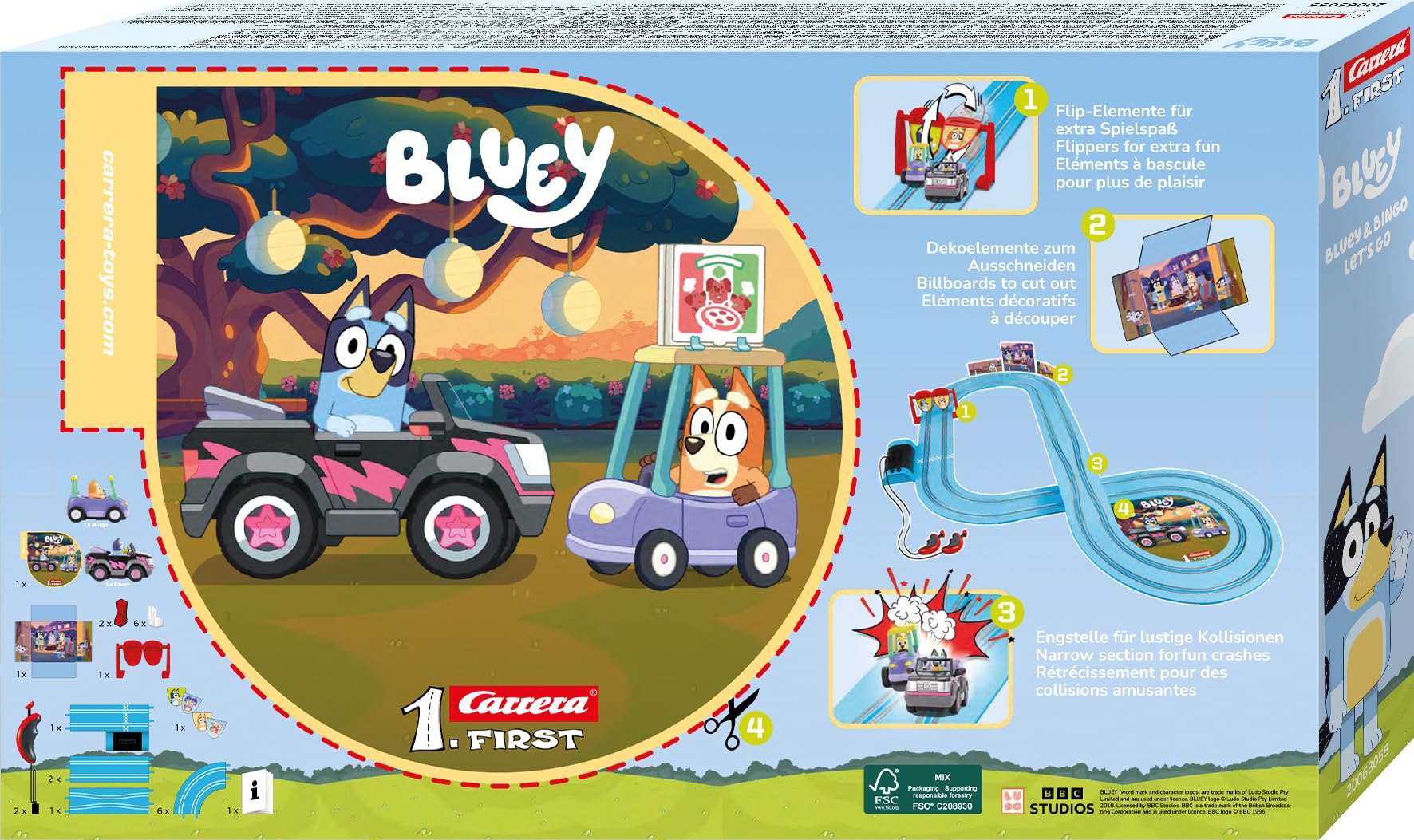 Bluey & Bingo - Lets Go, 2,9m