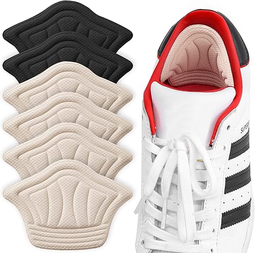 Insertos de cojín trasero del talón, beige (6pcs-Beige)