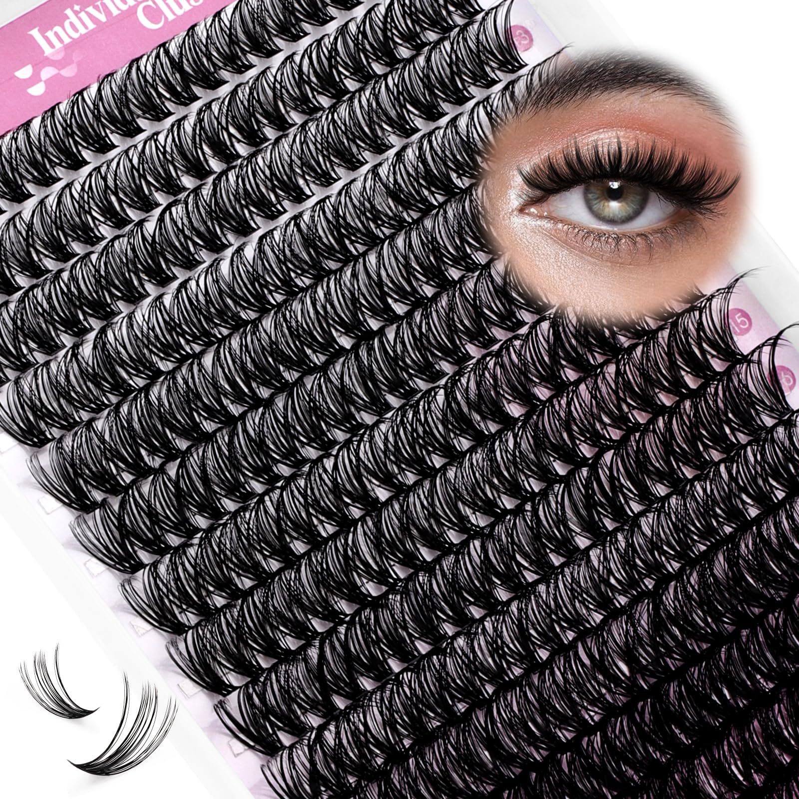 FADLASH Lash 120pcs 0.07mm D Curl 8-16mm 40D Mixed Trays Customizable DIY Eyelash Extensions for Beginners — view 104