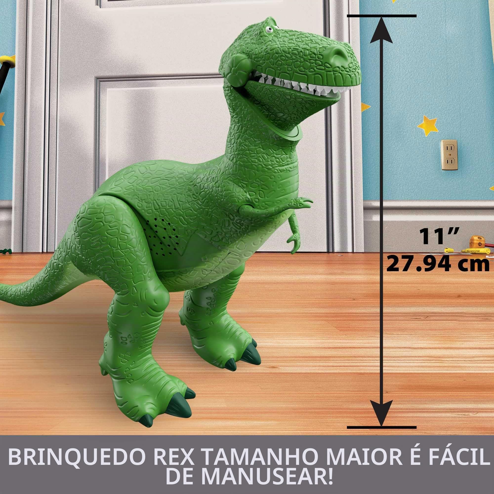 Mattel Disney Pixar Toy Story Toys, Moving & Talking Rex Dinosaur