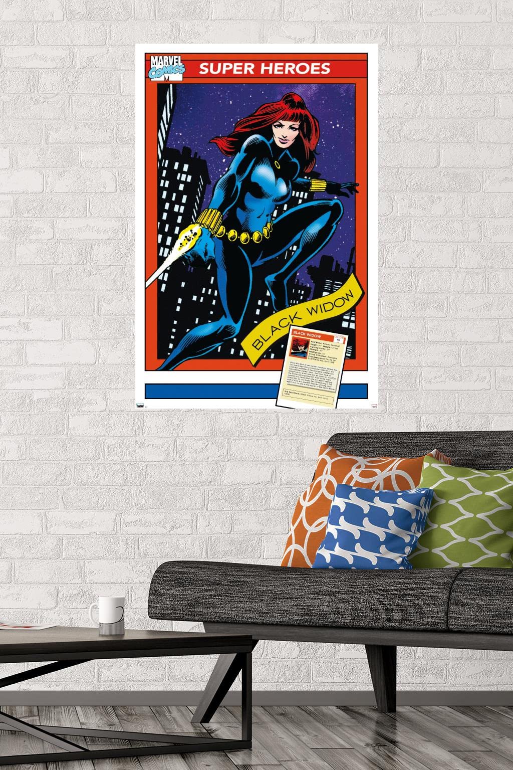 Amazon.com: Trends International Marvel Trading Cards - Black