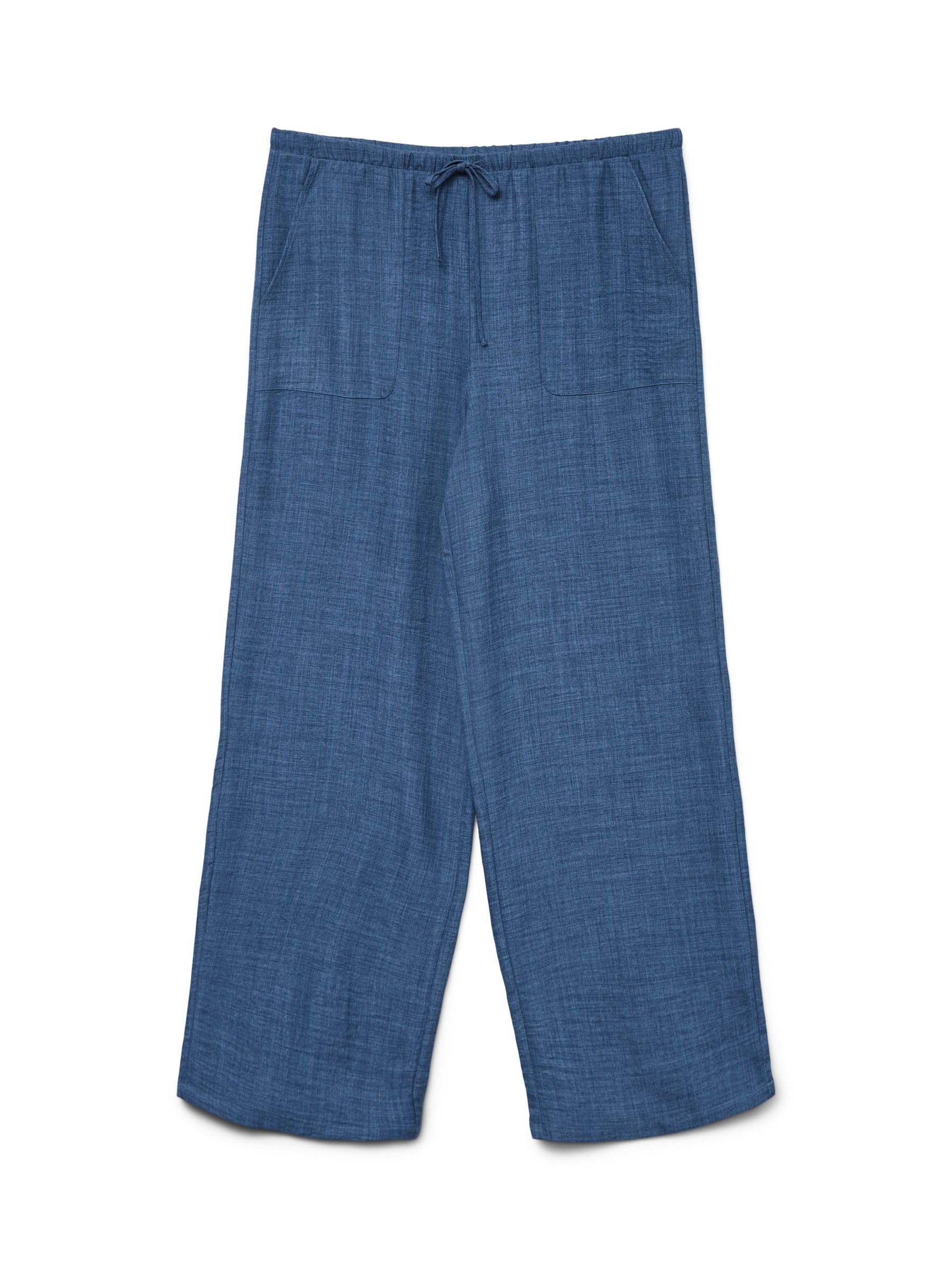 VERO MODA Female Hose mit weitem Beinschnitt VMMELANEY Hohe Taille Hose