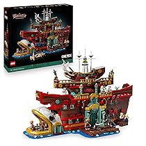 LEGO ONE PIECE Baratie, il Ristorante Galleggiante – Costruzione per Adulti, Modello da Esposizione con Interni Dettagliati e 10 Minifigure tra cui Luffy, Nami e Sanji – Regalo Fan degli Anime – 75640