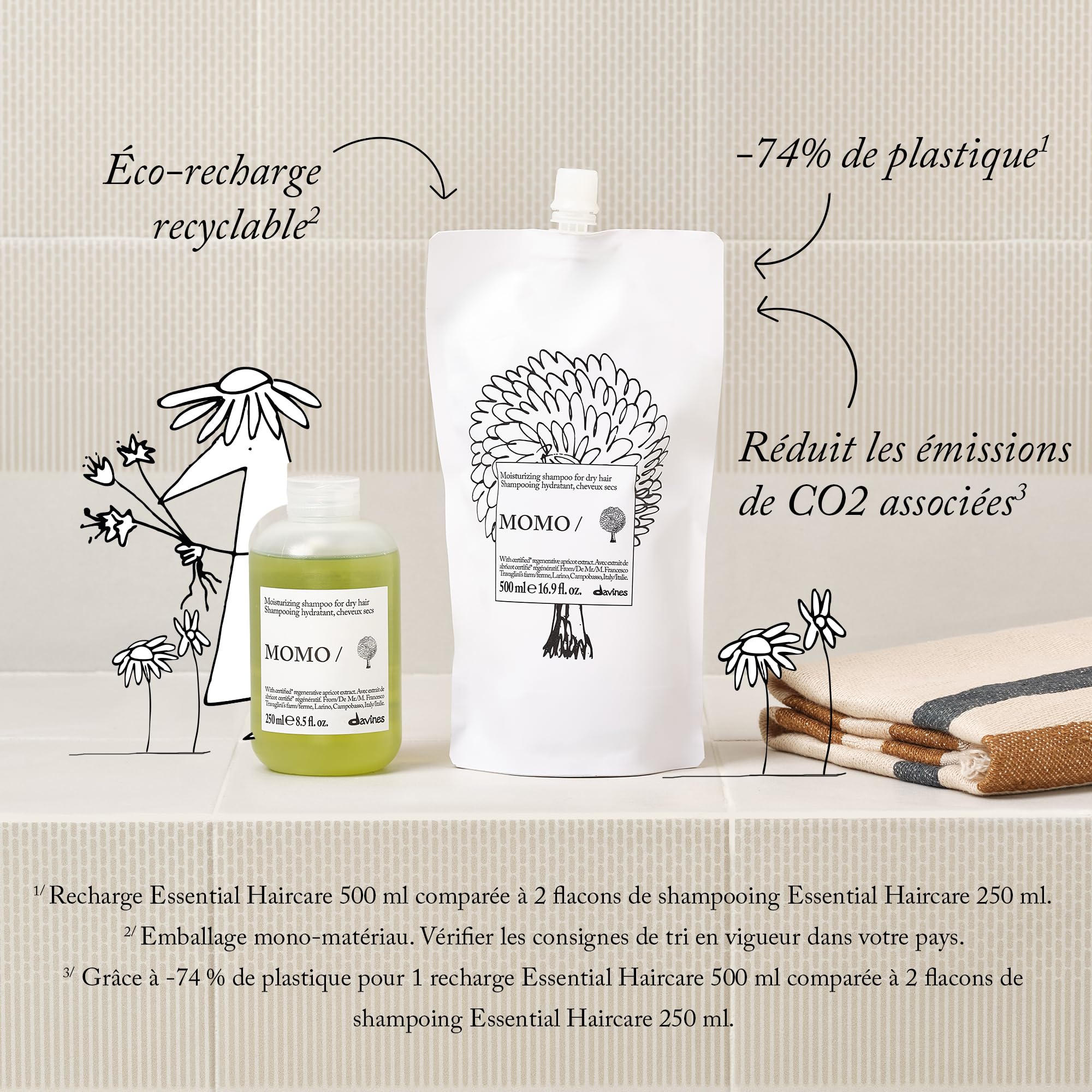 Davines MOMO Shampoo Refill 500ML