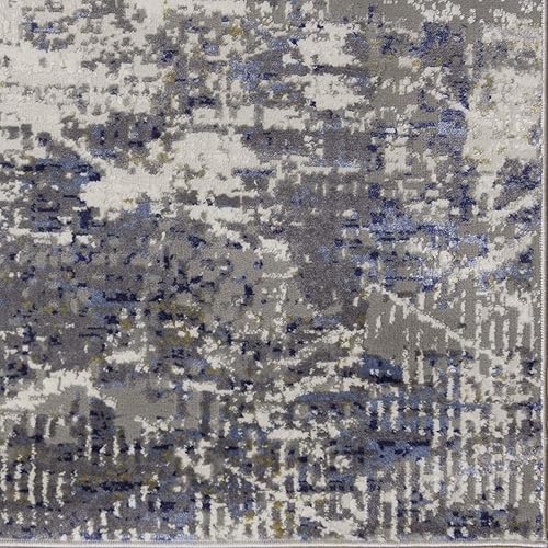 Miniatura 9 de Gertmenian 19613 - Alfombra abstracta bohemia III moderna para sala de estar y cocina, alfombra de área bohemia, 8 x 10 pulgadas, grande, diseño