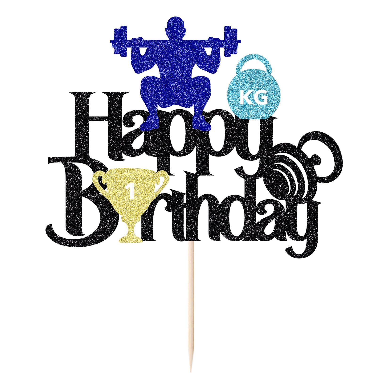 FmiyunEea Happy Birthday Cake Topper (15) — image 1