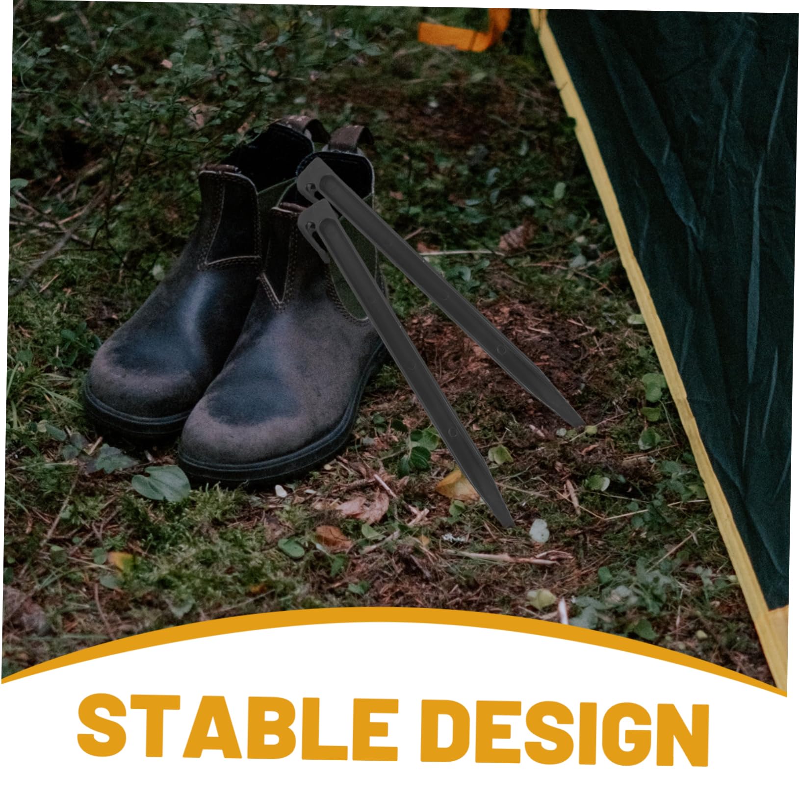 Toyvian 10pezzi Picchetti Per Giardino Resistente Alle Intemperie Per Tende e Bordatura Paesaggistica Design Speciale Per Maggiore Stabilità Del Terreno