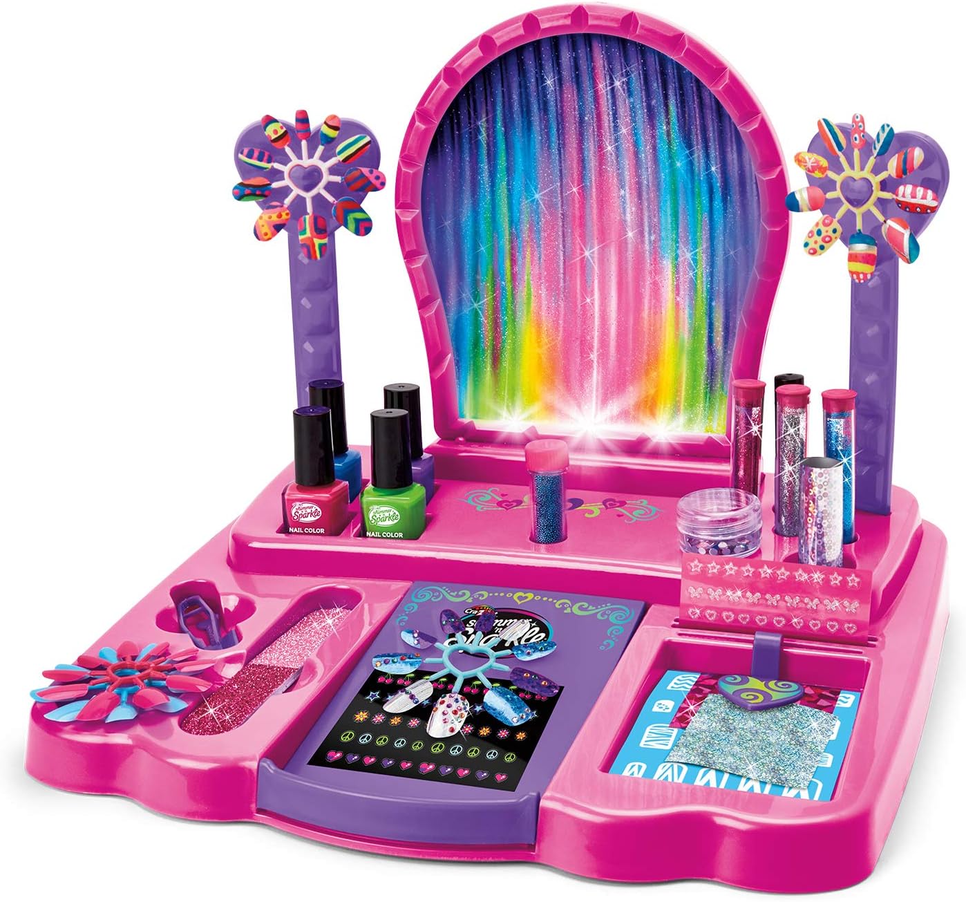 Shimmer 'n Sparkle 8-in-1 Lite-Up Designer Nail Studio