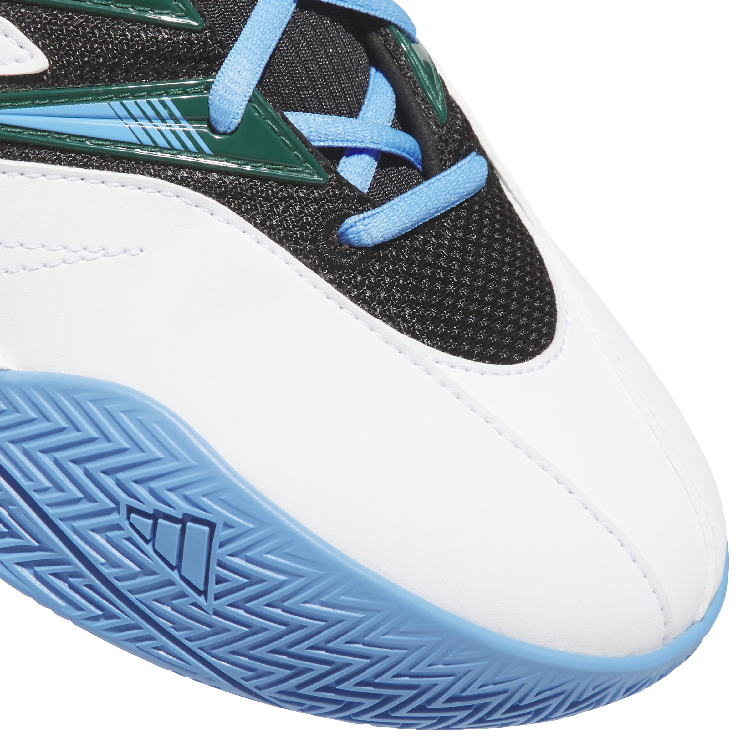 adidas Unisex Adulto Dame Certified 3, FTWR White/Collegiate Green/Blue Burst, 38 2/3 EU