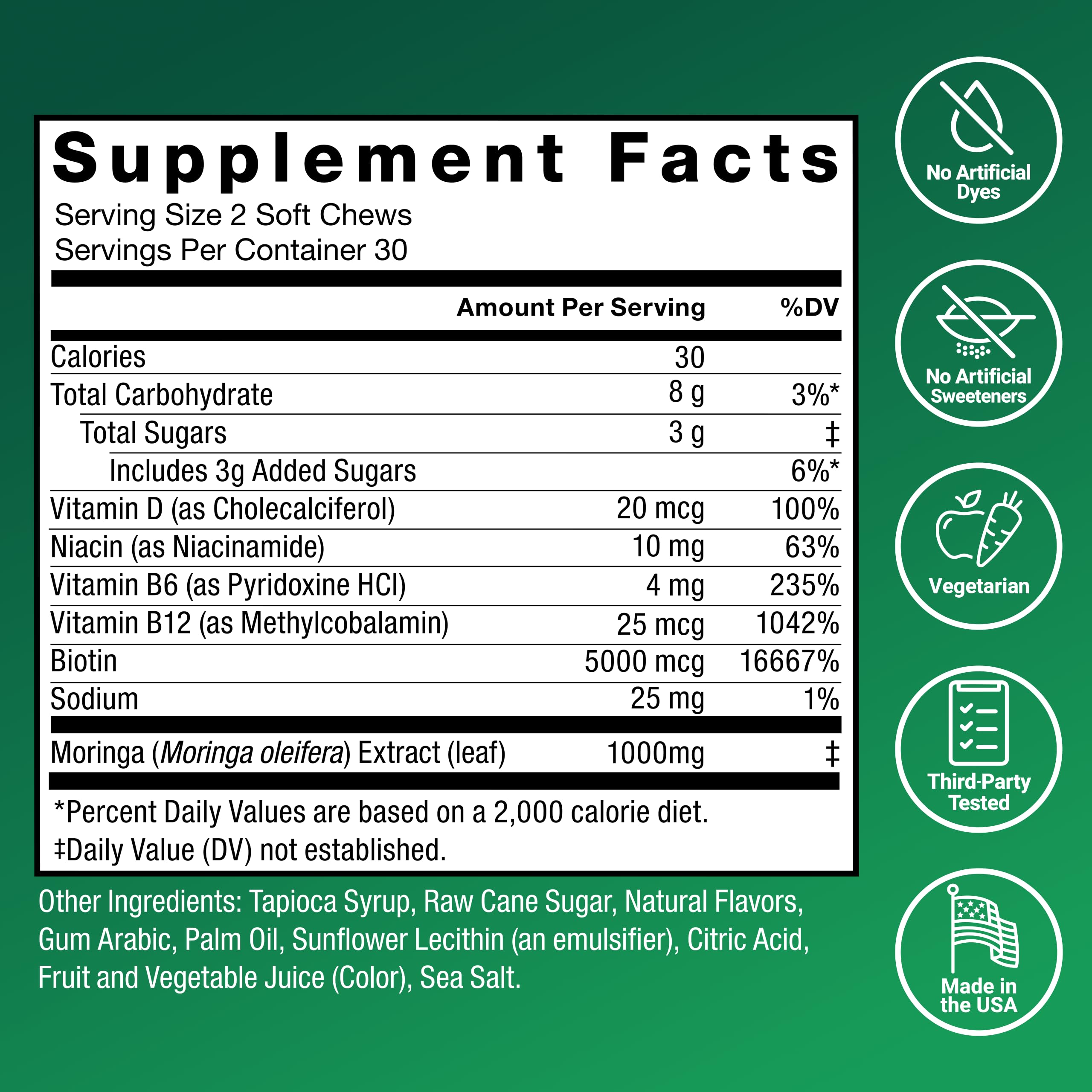 Force Factor Modern Moringa Soft Chews — Amazon image 9
