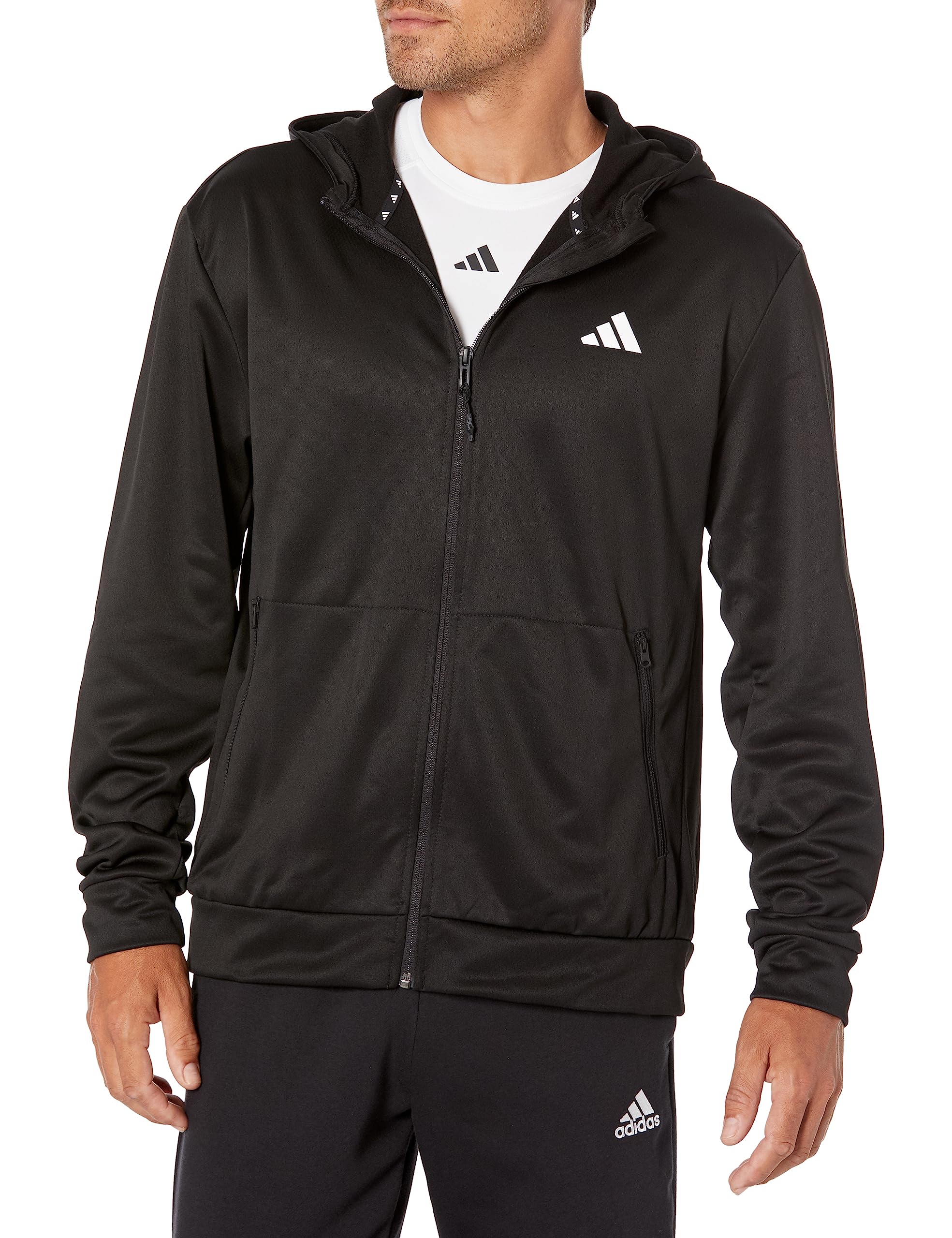 Men's Training Essentials Seasonal Woven Full-zip Jacket