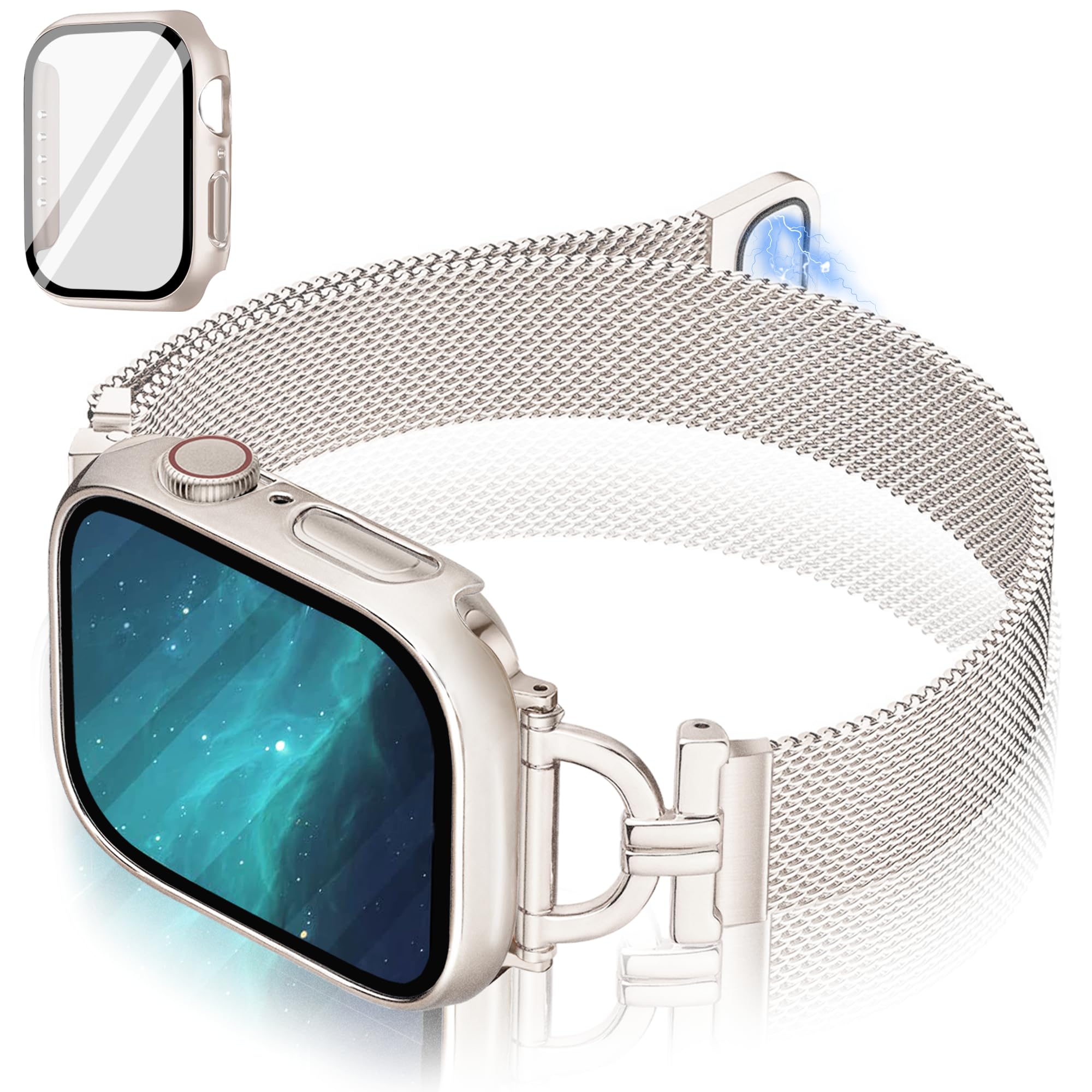Amazon.com: Mazuboho for Apple Watch Bands 41mm with Screen
