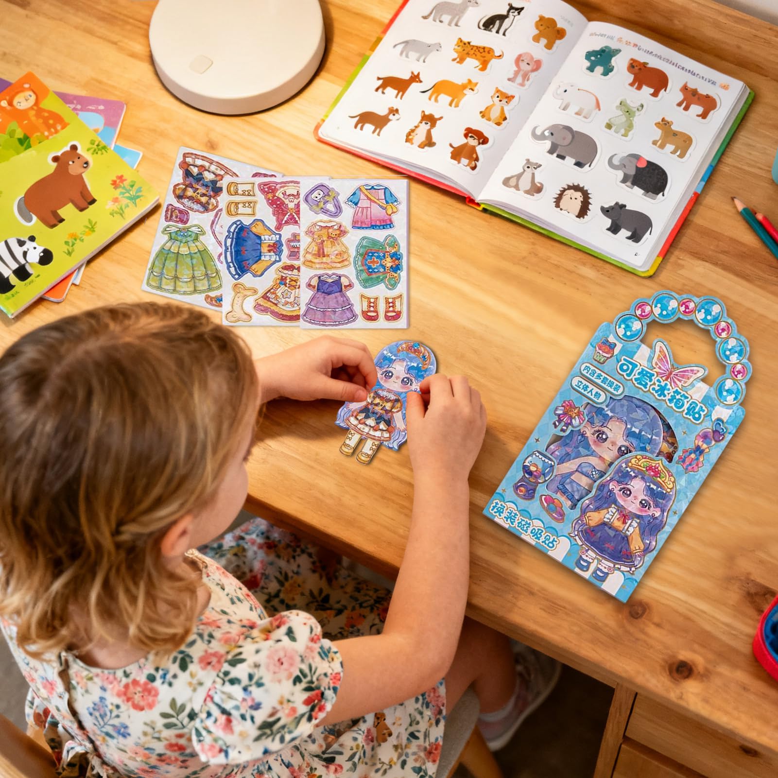 Set mit magnetischen Puppen zum Anziehen, fantasievolles Sammlerstück – Spielzeug mit Magneten zum Anziehen | für Modeliebhaber und Sammler, Party