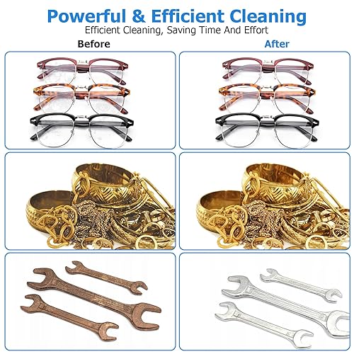 Miniatura 2 de Limpiador ultrasónico, 360 W 15 L Máquina ultrasónica de limpieza de joyas con temporizador digital calentador y acero inoxidable 304 para piezas