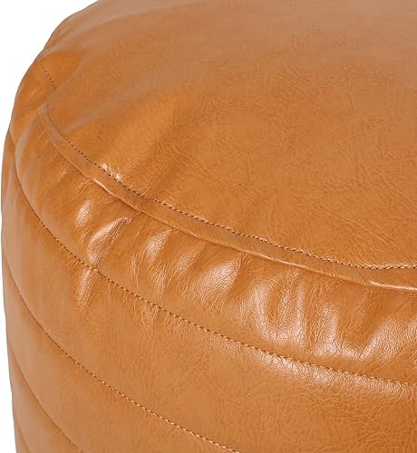 Miniatura 7 de Christopher Knight Home Puf Baddow, Caramelo