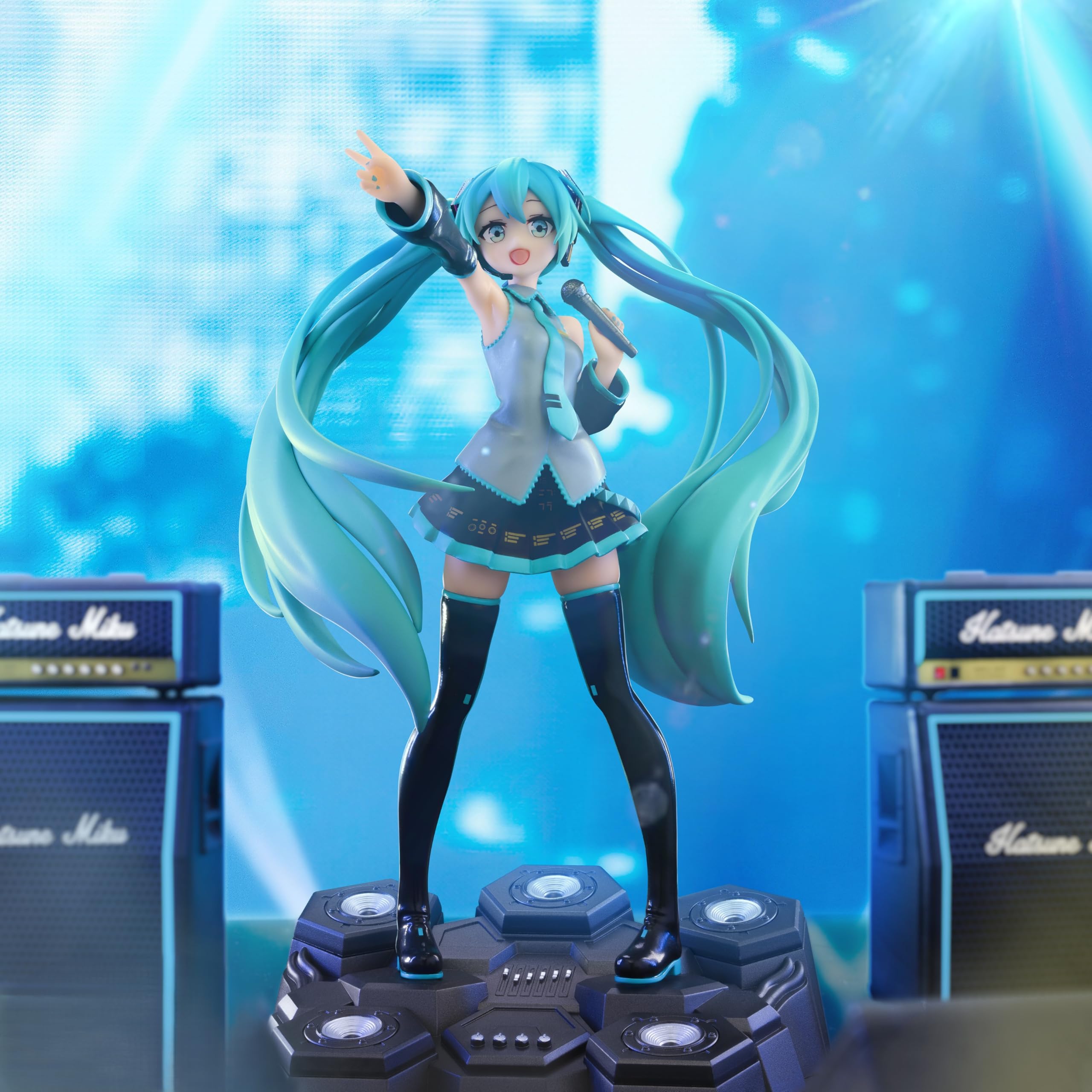 ABYstyle Studio – Figurine Hatsune Miku 1/10 « Clin d’œil » 18–24 cm – Produit Officiel – PVC Haute qualité