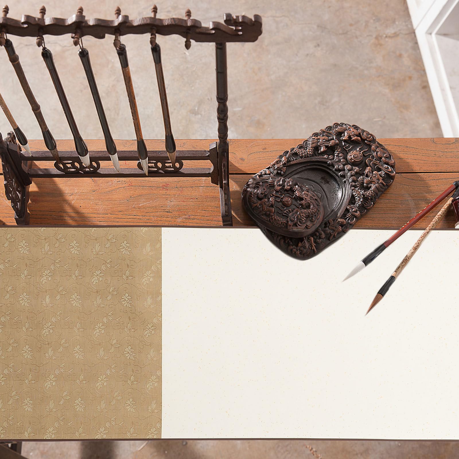 Housoutil Papel de Caligrafía Multifunción Blanco para Pintura Profesional Diseño Compacto Adecuado para Decoración de Oficina y Práctica Artística