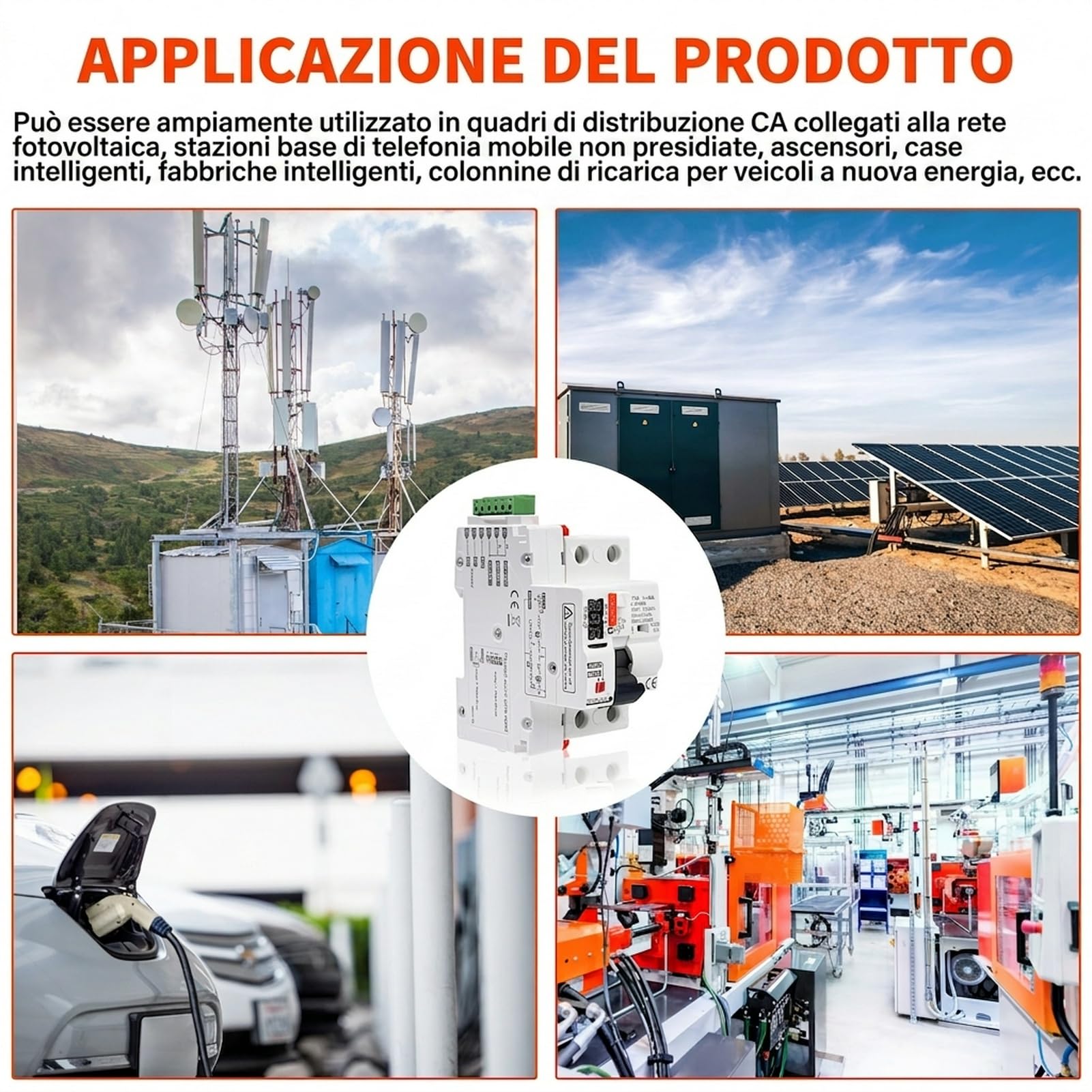 40A Salvavita con riarmo automatico Interruttore differenziale a riarmo automatico Differenziale riarmo automatico RCCB tipo A con display 220V 2P riarmo automatico in modalità auto.