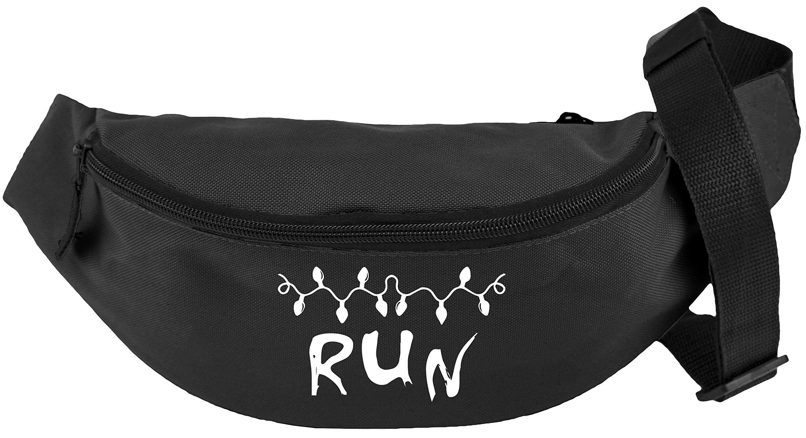 Hippowarehouse Run Christmas Light Message Waist Pack Bum Bag Festival Accessory 38x14x8cm 2.5 litres