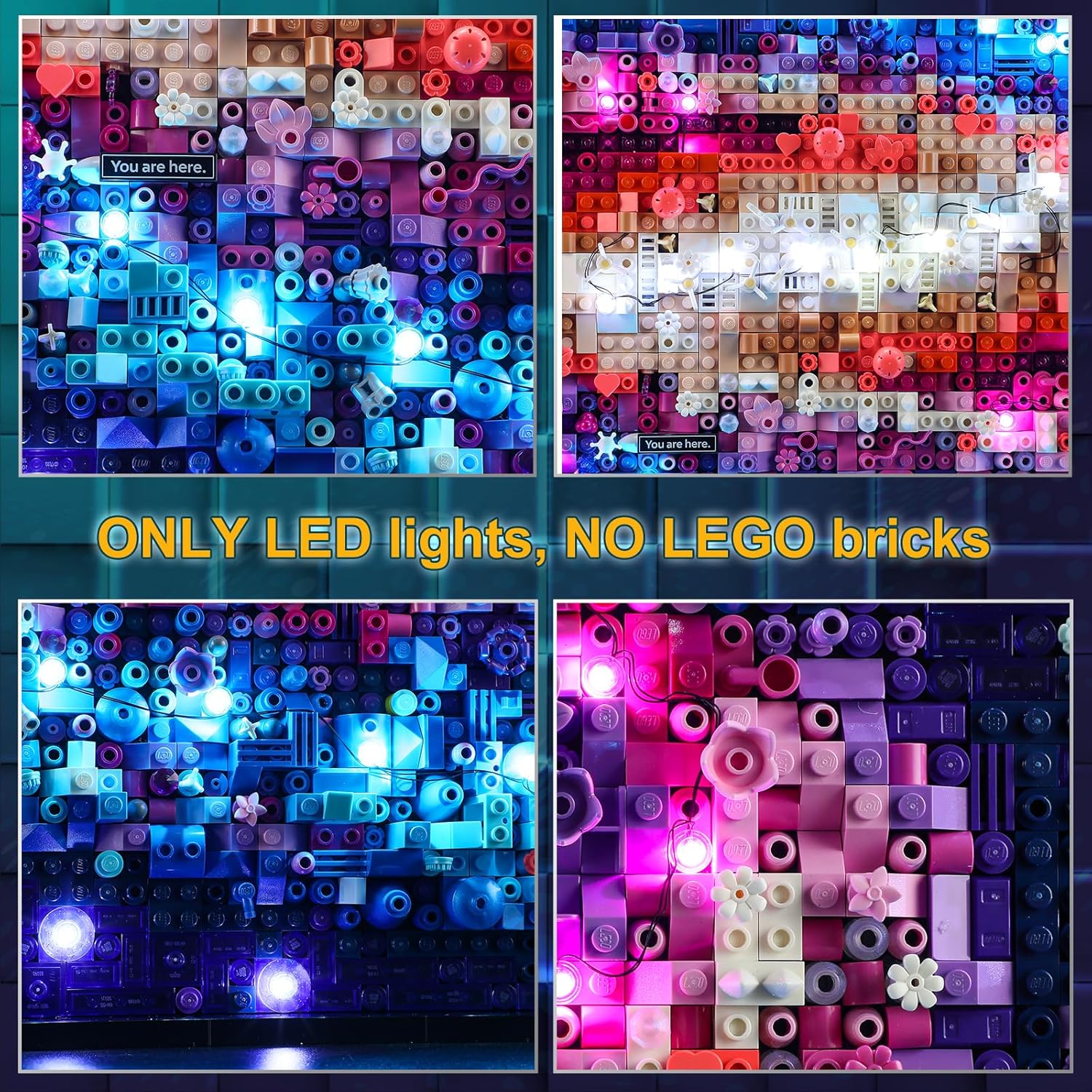 Vaodest LED Light for Lego 31212 The Milky Way Galaxy Set,Compatible with Lego 31212 Building Block(LED Light Only)