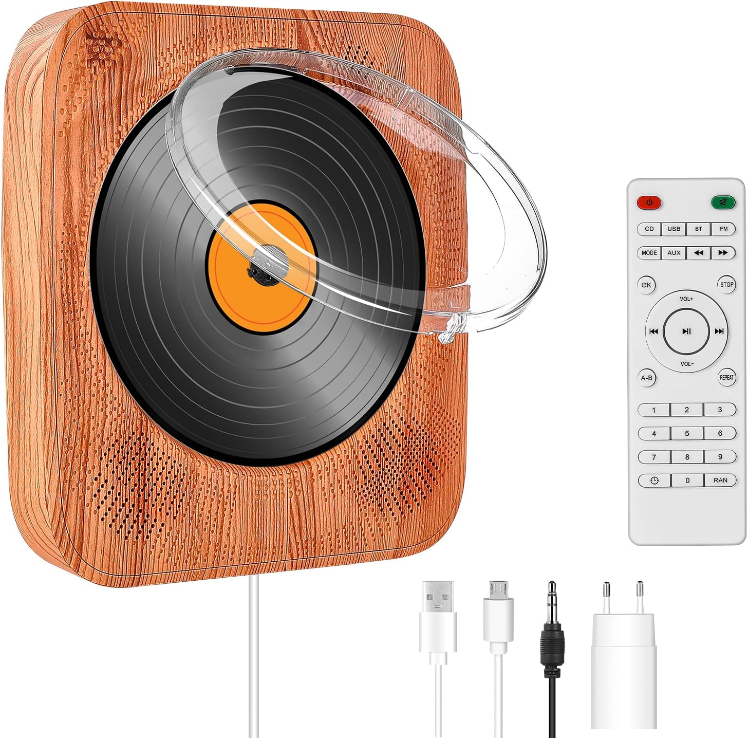 Maite CD Player mit Bluetooth Funktion, darauf gibt es Streifen wie