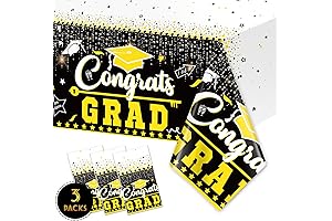 3PCS Graduation Tablecloths-Perfect Addition for Class 2024 Graduation Decorations
