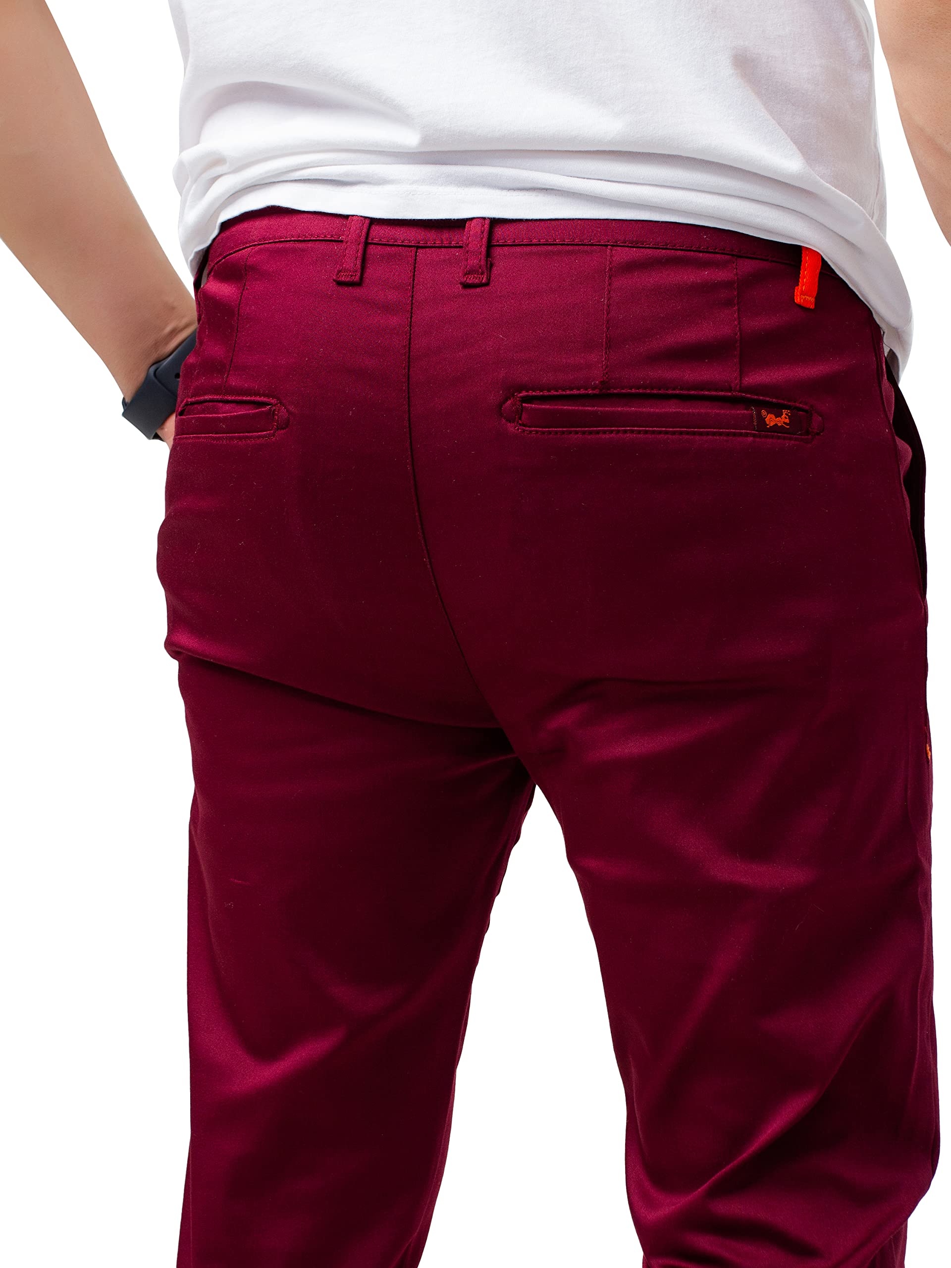 Chino Hose Herren Slim Fit Power Stretch. Business Herrenhose Classic Style. Anzughose Stretch
