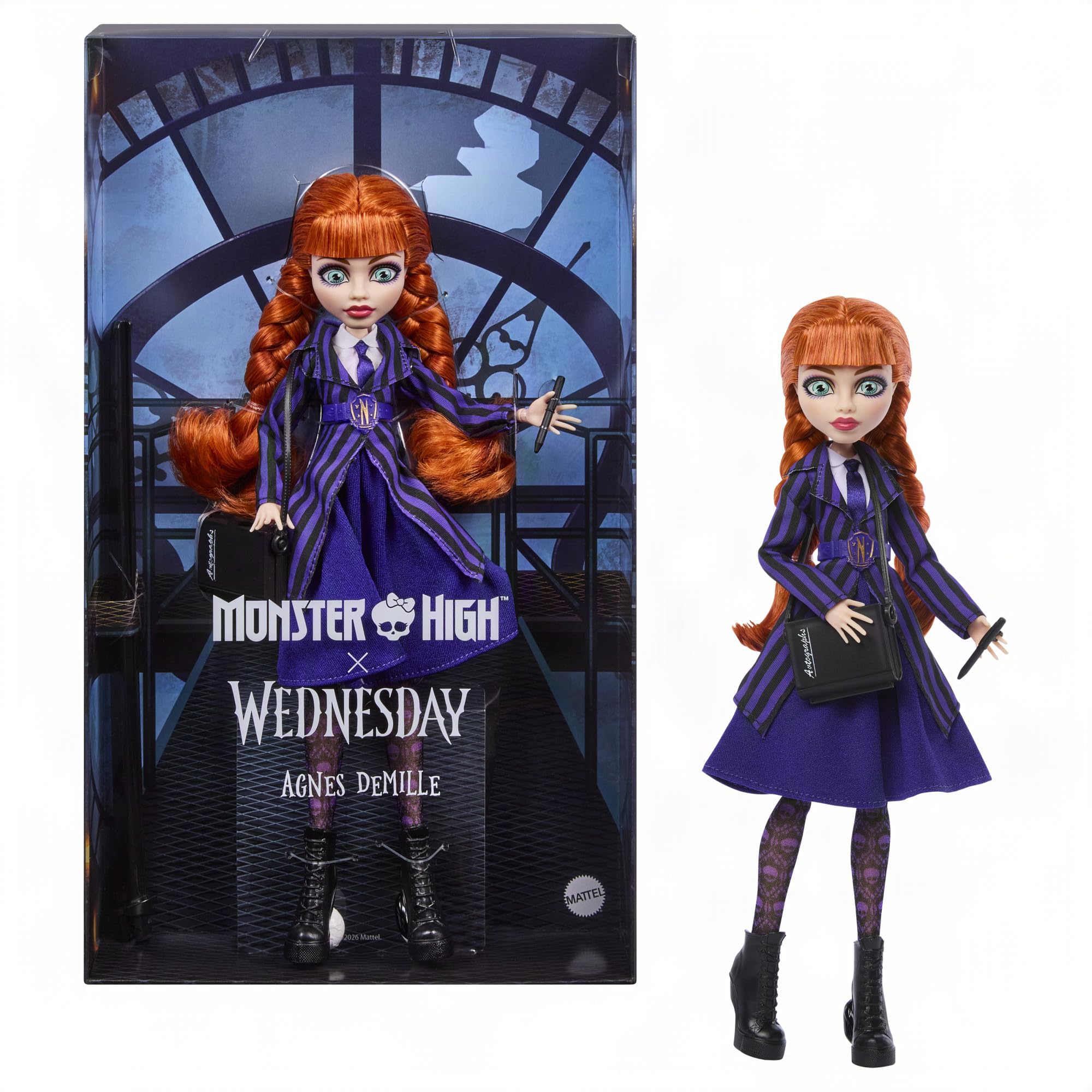 Monster High x Wednesday Agnes DeMille Doll