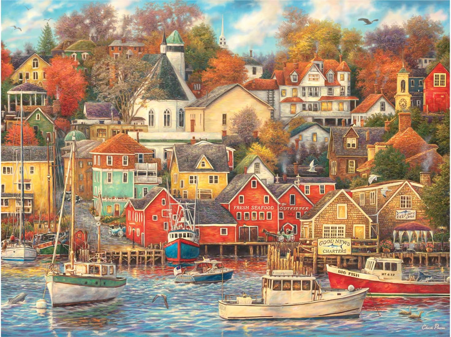 Anatolian Puzzle - Good Times Harbour, 4000 Piece Jigsaw Puzzle, #5201