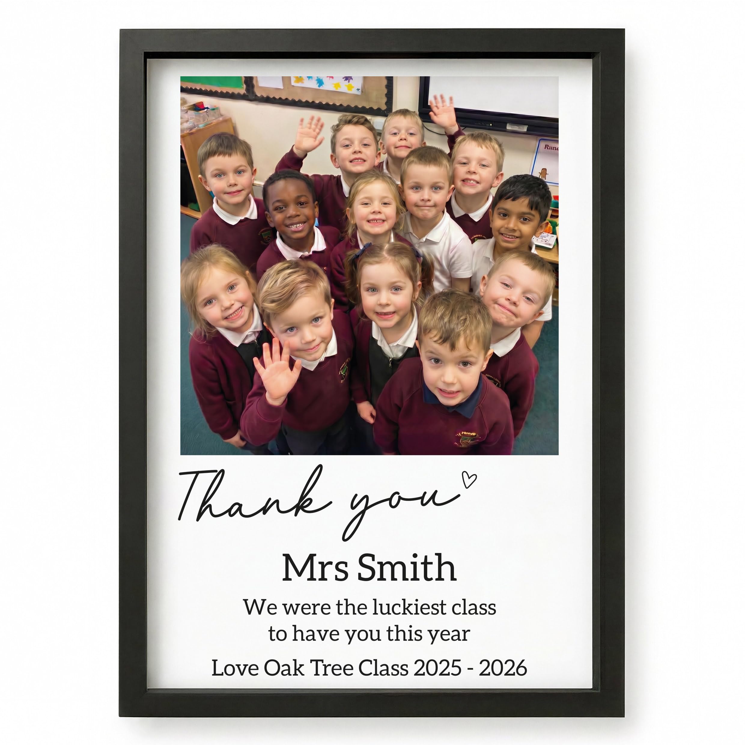 Beecreative Teacher Thank You Gifts, Personalised Teacher Gifts From Class